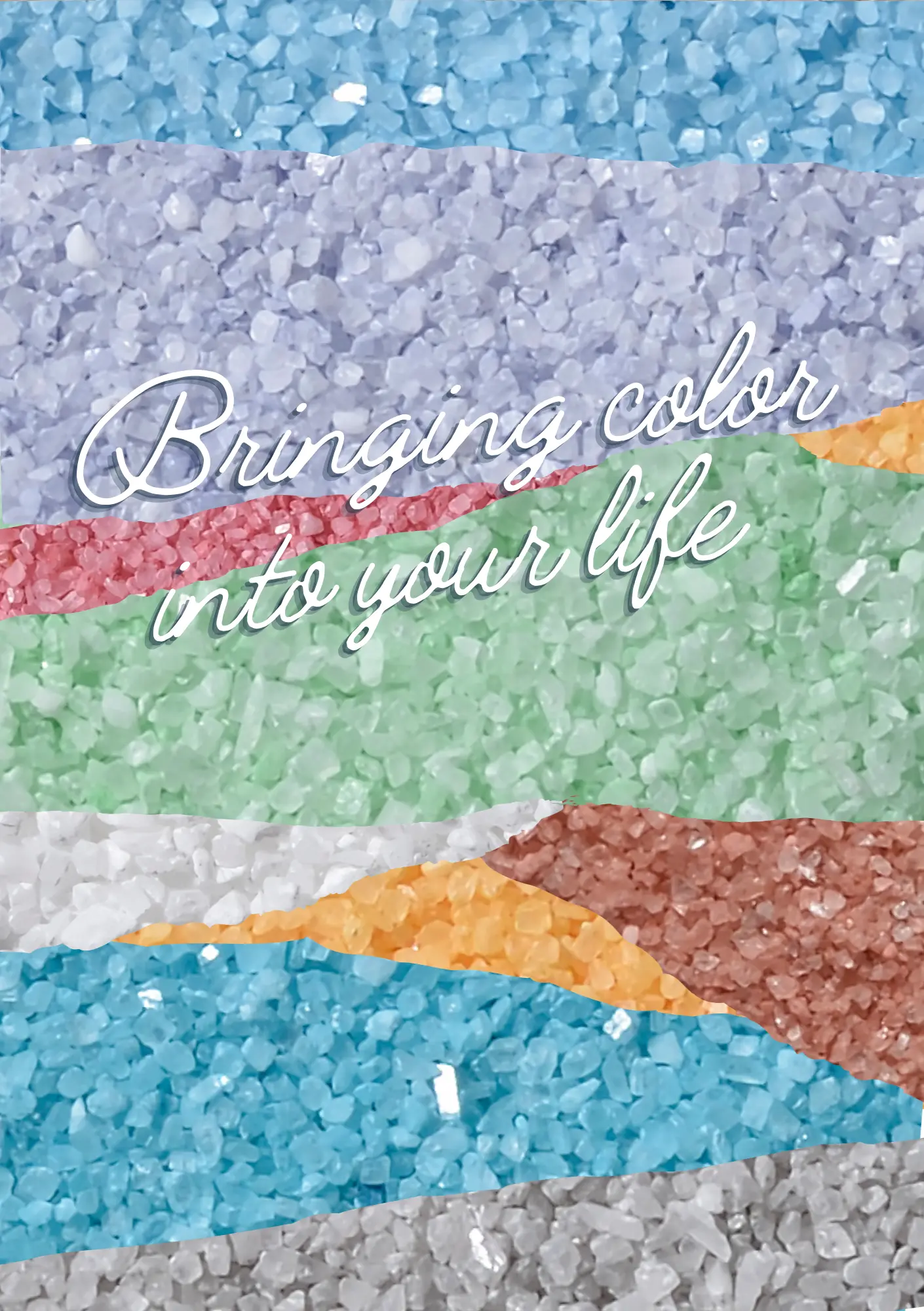 サンシンズ カラーサンドの層 — Bringing color into your life
